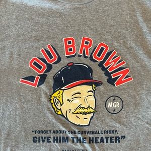 Baseballism Lou Brown men’s tee size small